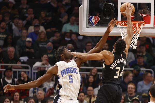 Antetokounmpo has 32 points and 20 rebounds Bucks top Magic AP News